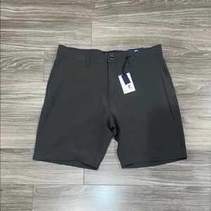 Rockport Men's Charcoal Flat Front Shorts